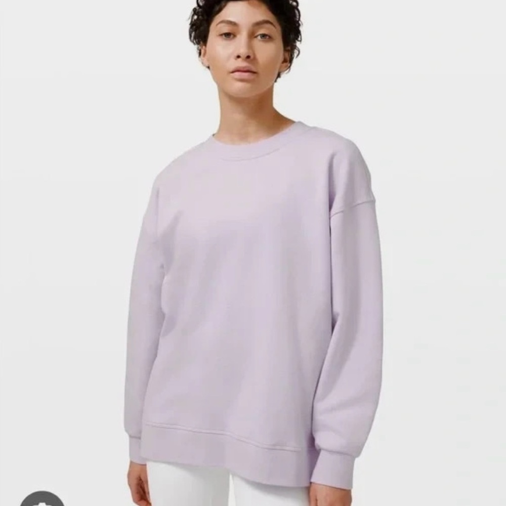 Lululemon Light Purple Crewneck Sweatshirt